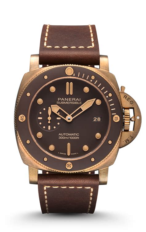 panerai submersible bronzo - 47mm. pam00968|Panerai submersible bronzo.